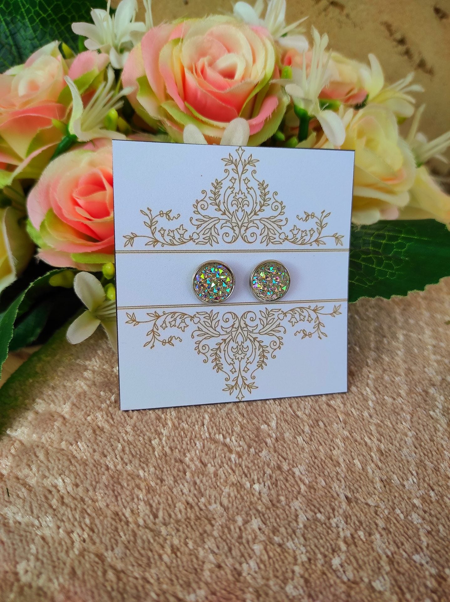 Kristályos fülbevaló